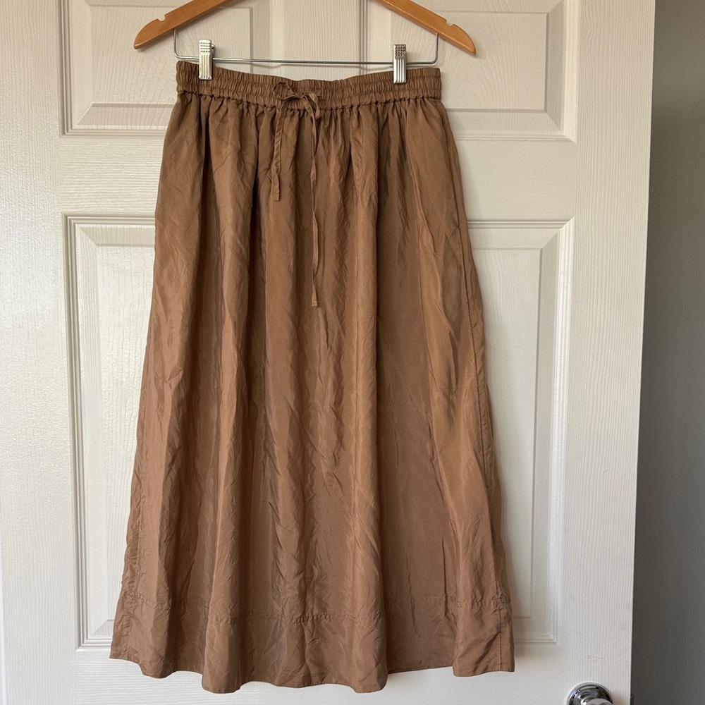 💯 silk J. Crew Skirt